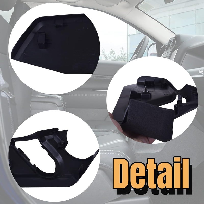 Prefer Warehouse Passenger Side Seat Trim Panel Compatible With Jeep Compass Patriot 2007-2017 Compatible With Dodge Caliber 2008-2012 for 1RW62XDVAB 1RW62XDVAA - Image 5